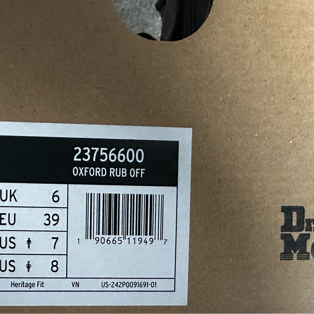 Dr. Martens Dark Red Combat Boots - Picture 4 of 8